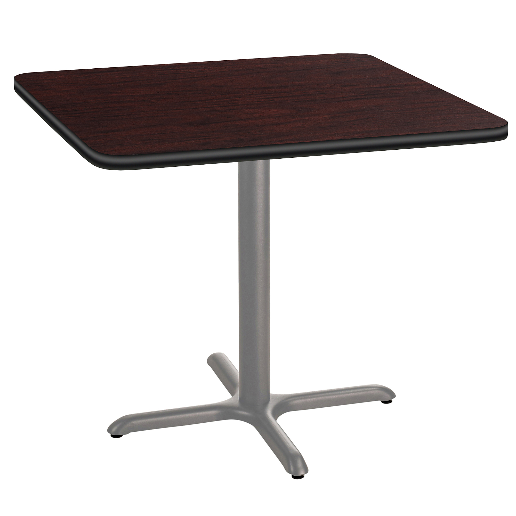 National Public Seating, Cafe Table, 36x36x30 Square "X" Base, Height 30 in, Model# CTG33636XDPBTMMY
